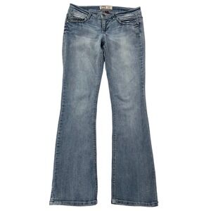 LEI Ashley Low Rise Bootcut Jeans Light Wash Denim Size 30x30